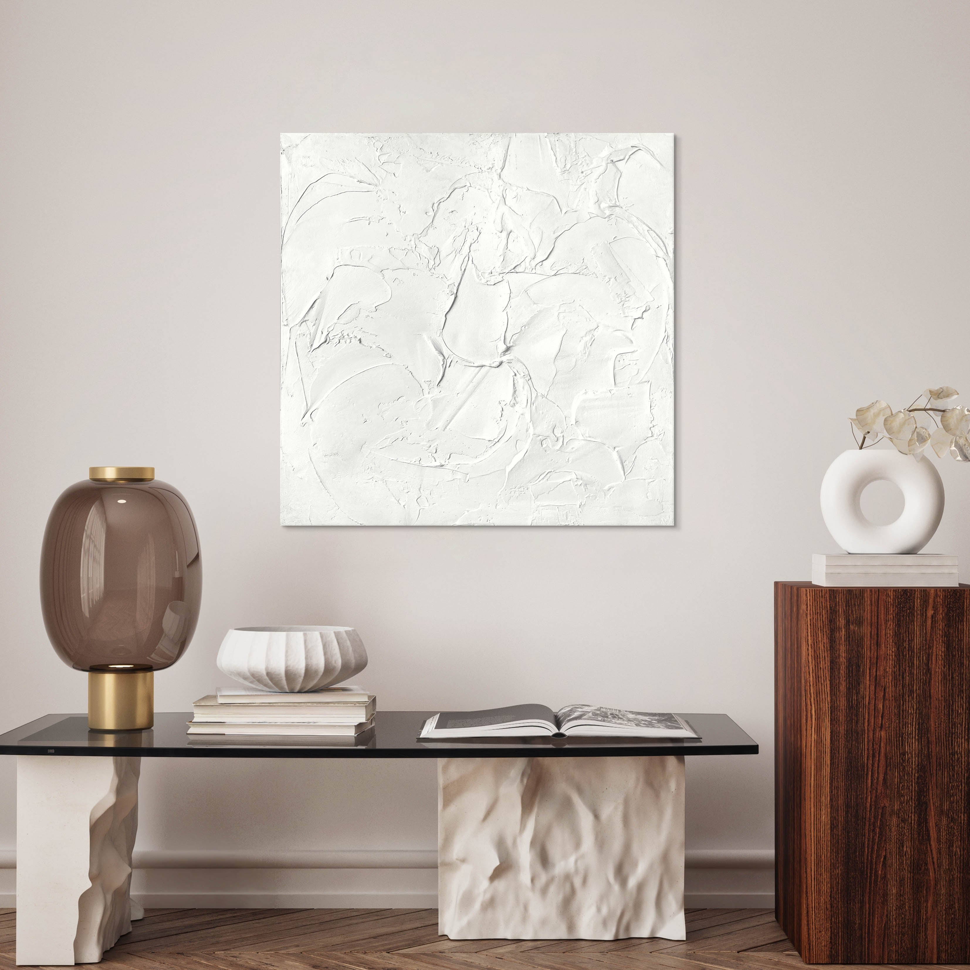 Weiße Leidenschaft 17 | Texturmalerei