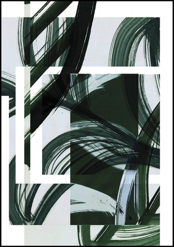 Quadratisch grün 2 | Plakatbrett