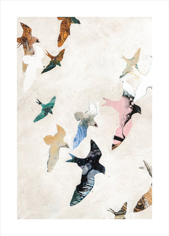 Abstrakte Vögel 2 | POSTER