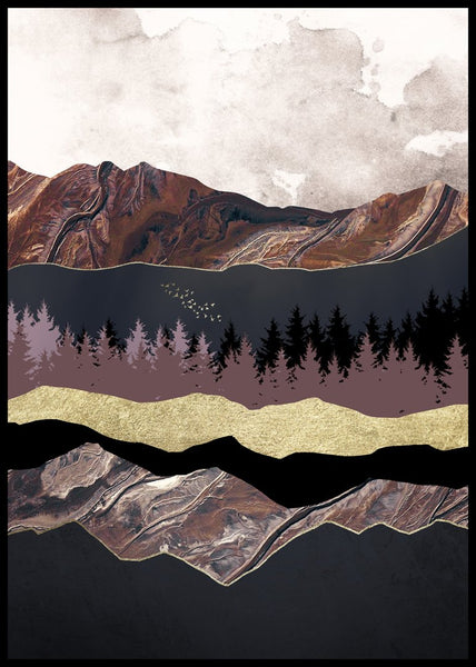 Herbstberge 1 | POSTERBAND