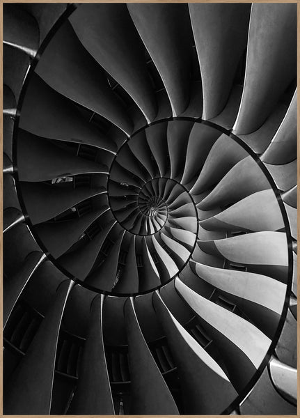 Schwarze Turbine | POSTERBAND