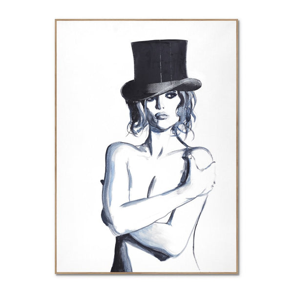 Blaues Mädchen 1 | POSTERBAND