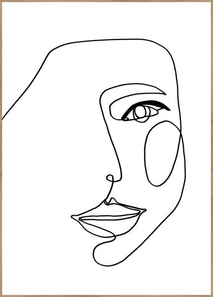 Gesichtslinie 1 | POSTERBAND
