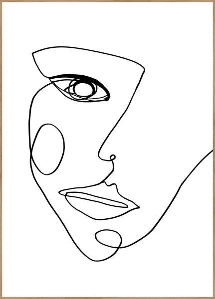 Gesichtslinie 2 | Plakatbrett