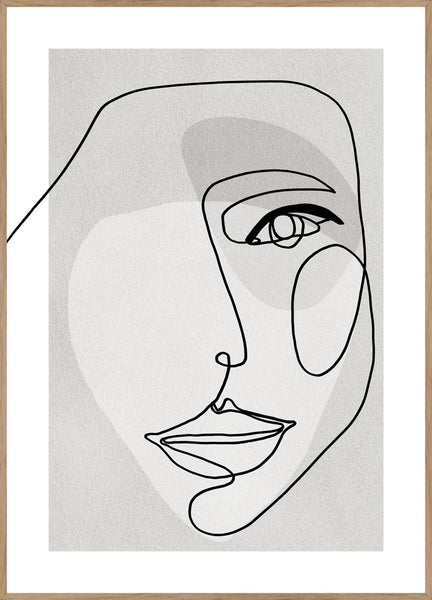 Gesichtslinie 5 | Plakatbrett