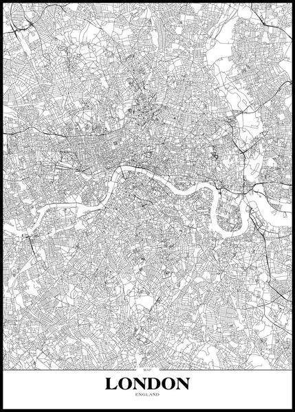 Karte London | POSTERBAND