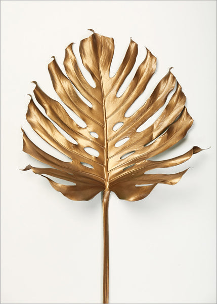 Monstera Blattgold | POSTER