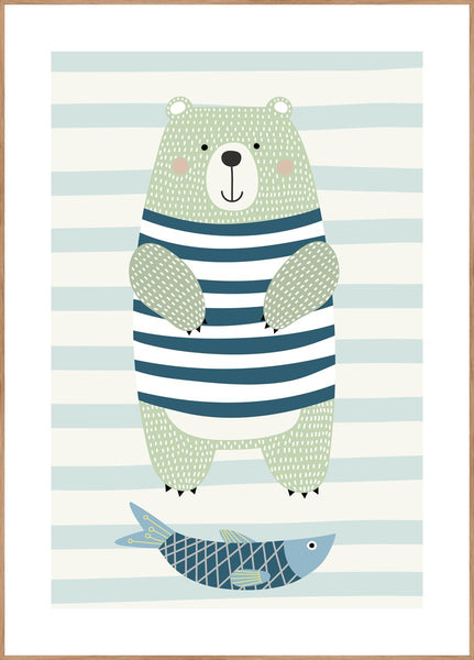 Nordischer Bär | Plakatbrett