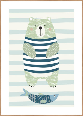Nordischer Bär | Plakatbrett