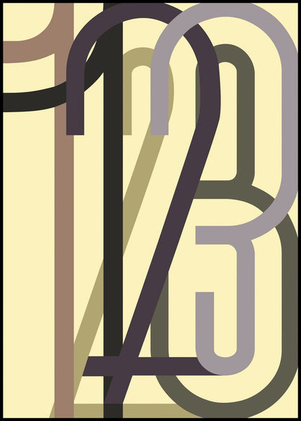 Zahlen 1 | POSTERBAND