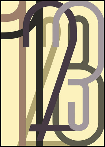 Zahlen 1 | POSTERBAND