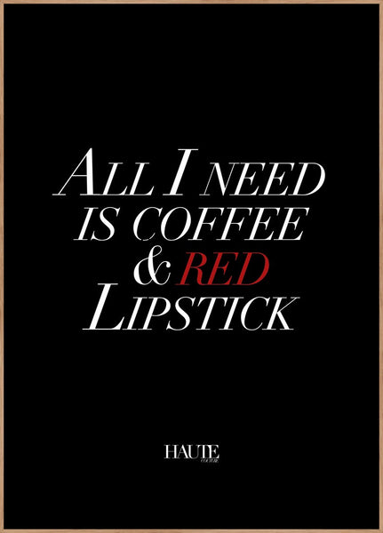 Roter Lippenstift | POSTERBAND