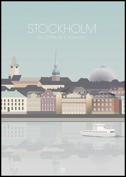 Hauptstadt Stockholm | POSTERBAND