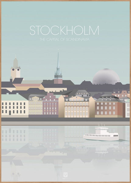 Hauptstadt Stockholm | POSTERBAND