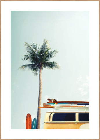 Surfbus gelb | POSTERBAND