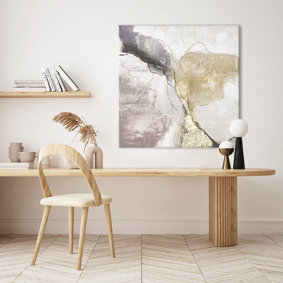 Gestückelt / 100x100 cm | WERTEMALEREI