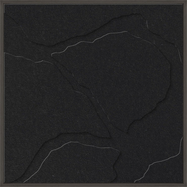 Quiet Friction square 2 | ACOUSTIC ART | Black