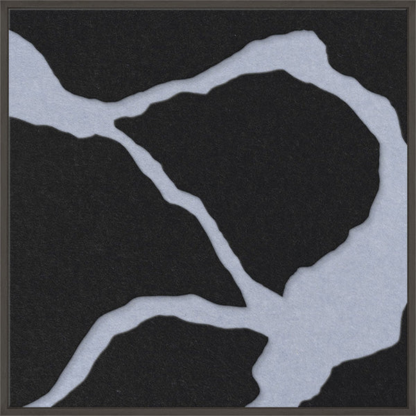 Quiet Friction square 2 | ACOUSTIC ART | Black