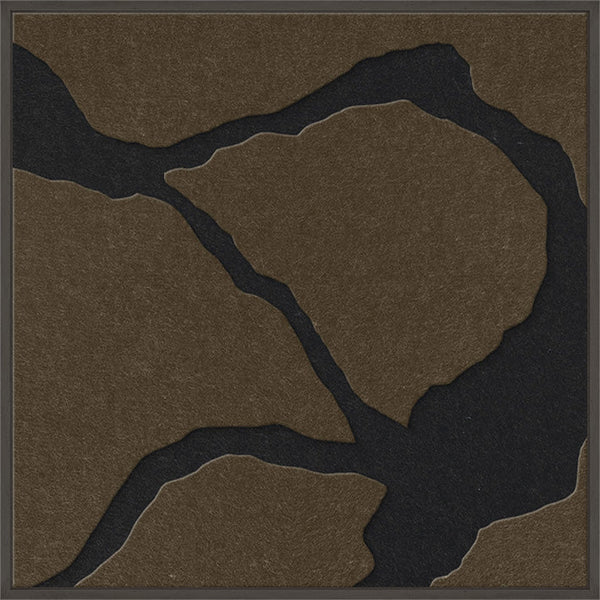 Quiet Friction square 2 | ACOUSTIC ART | Black