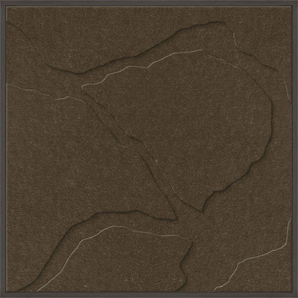 Quiet Friction square 2 | ACOUSTIC ART | Black