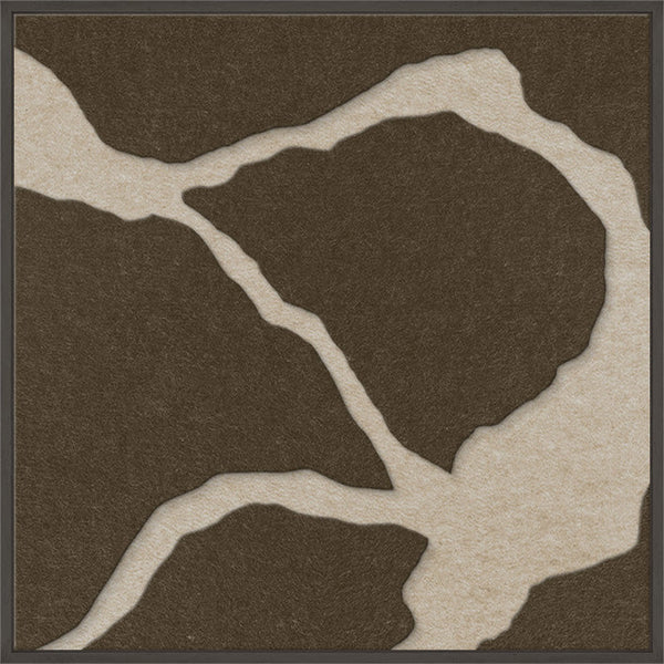 Quiet Friction square 2 | ACOUSTIC ART | Black