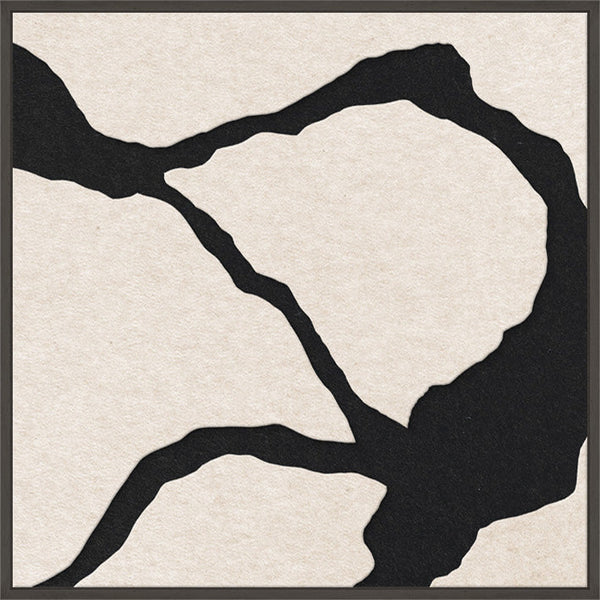 Quiet Friction square 2 | ACOUSTIC ART | Black