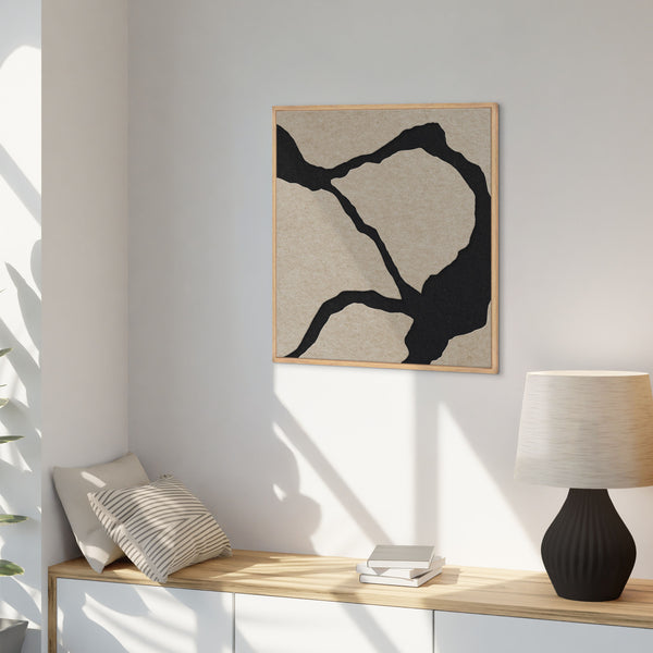 Quiet Friction square 2 | ACOUSTIC ART | Oak