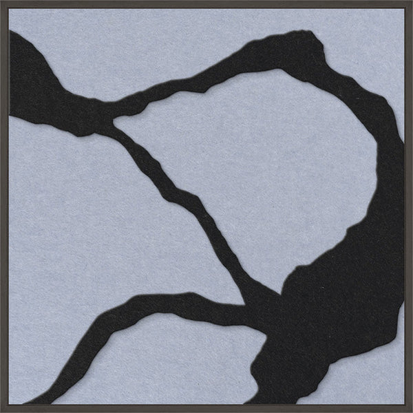 Quiet Friction square 1 | ACOUSTIC ART | Black