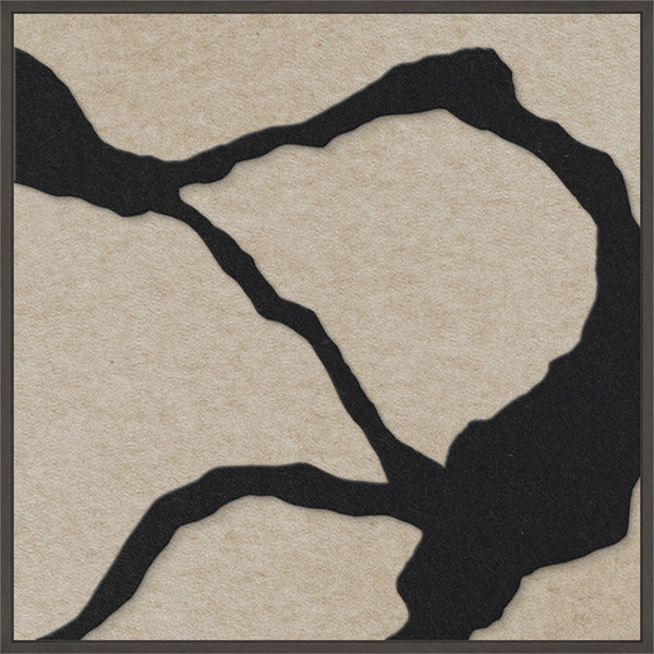 Quiet Friction square 1 | ACOUSTIC ART | Black