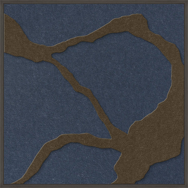 Quiet Friction square 1 | ACOUSTIC ART | Black