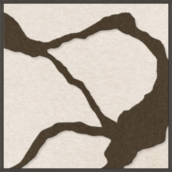 Quiet Friction square 1 | ACOUSTIC ART | Black