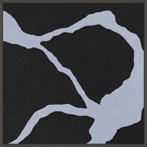 Quiet Friction square 1 | ACOUSTIC ART | Black