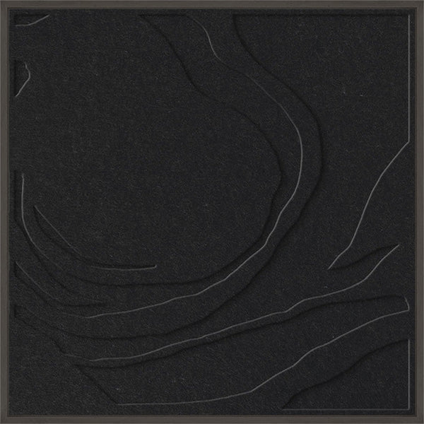 Silent Whisper square 1 | ACOUSTIC ART | Black