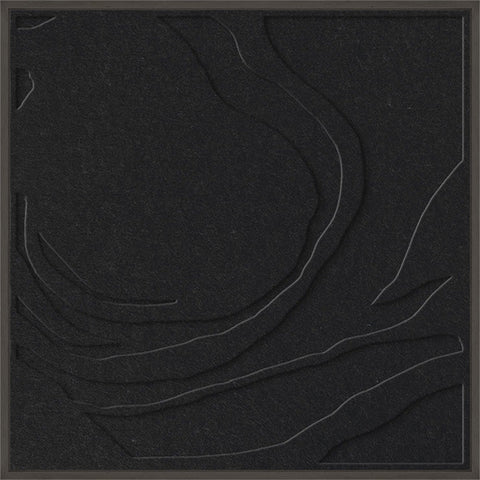 Silent Whisper square 1 | ACOUSTIC ART | Black