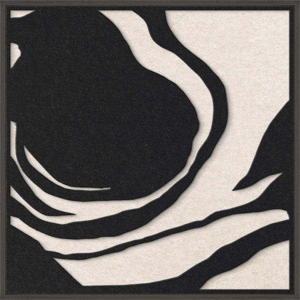 Silent Whisper square 1 | ACOUSTIC ART | Black