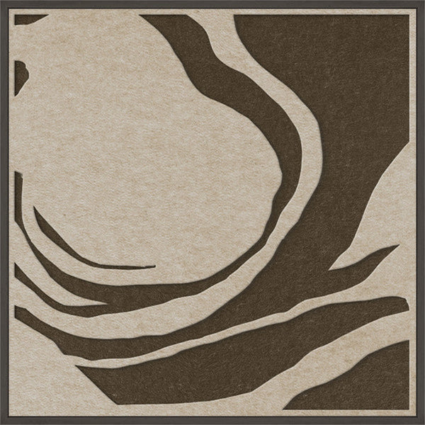 Silent Whisper square 1 | ACOUSTIC ART | Black