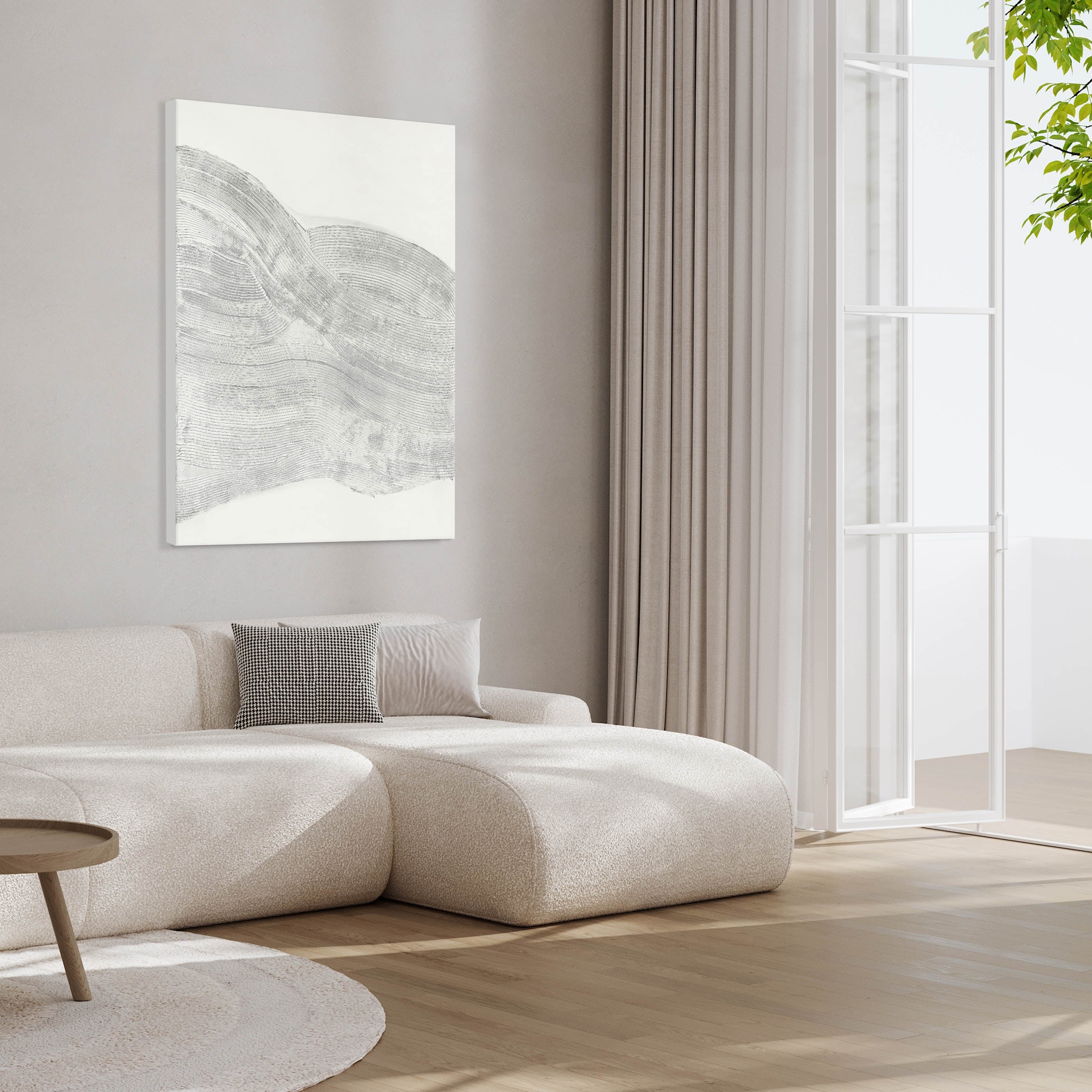 Weiße Skulptur 2 | Designmalerei