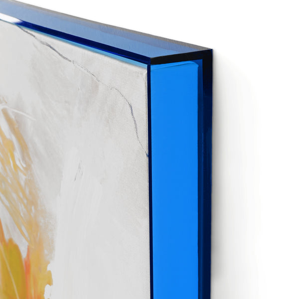 Vertrauliches Blau | Gemischtes Gemälde