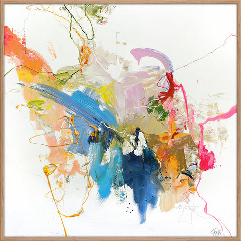 Vertraulich Rosa | GEMISCHTE MALEREI