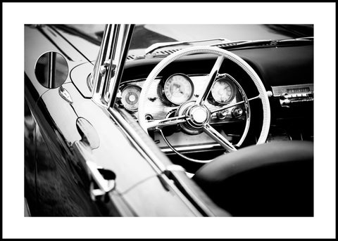 Rollwellen | Gerahmtes Druck