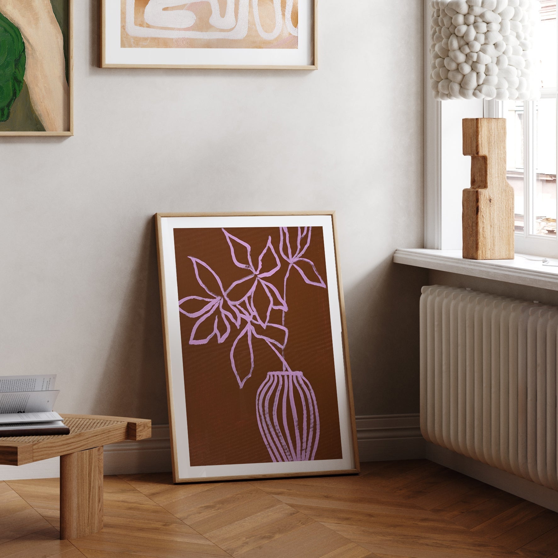 Lilac Umber | Kunstbrett