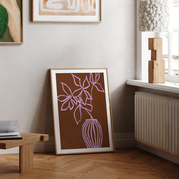 Lilac Umber | Kunstbrett