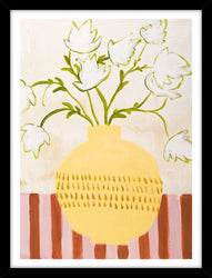 Gelbe Vase | Kunstbrett