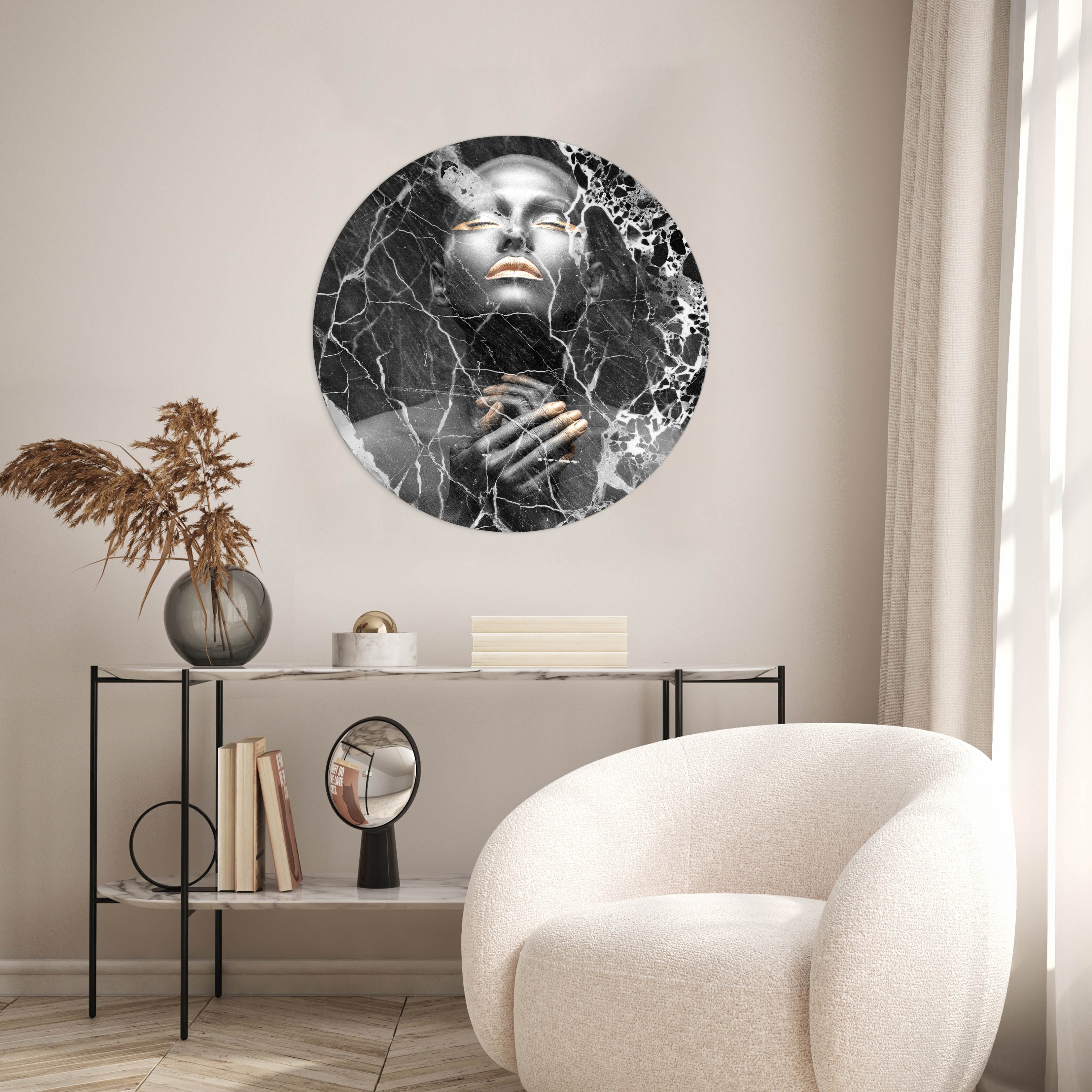 Schwarze Marmor Lady | CIRCLE ART