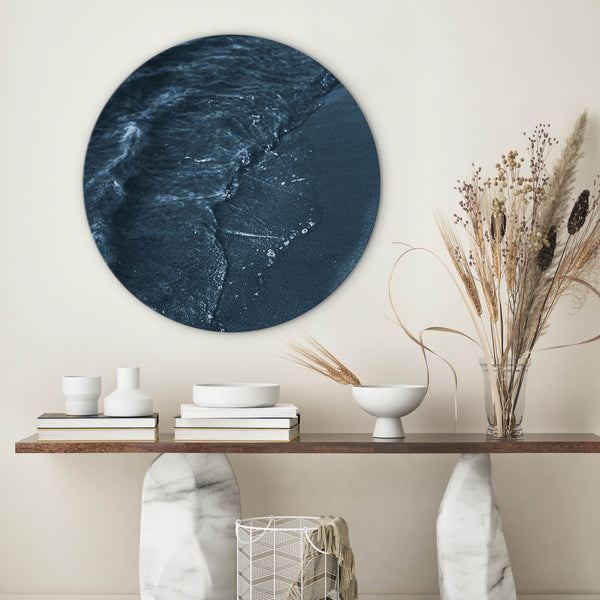 Blue Beach | Circle Art