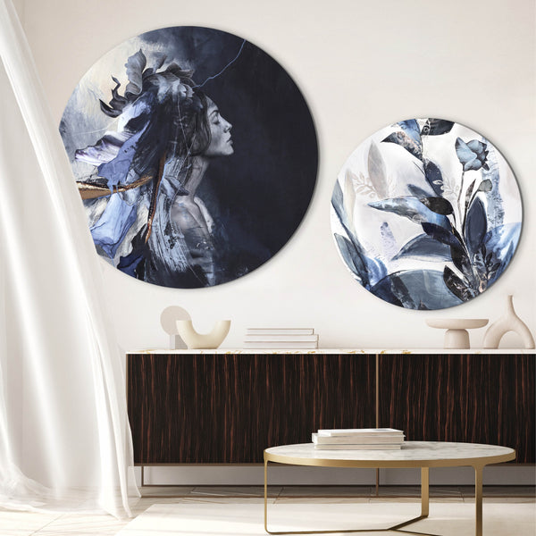 Blaue Blätter | CIRCLE ART