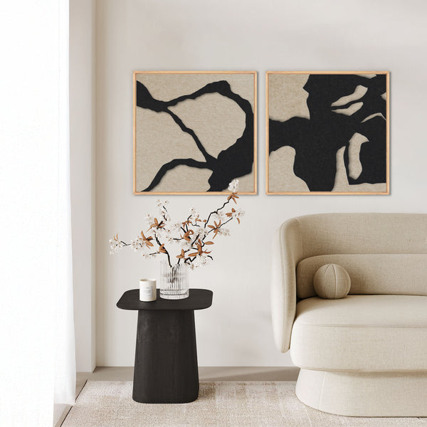 Silent Shadow square 1 | ACOUSTIC ART | Oak