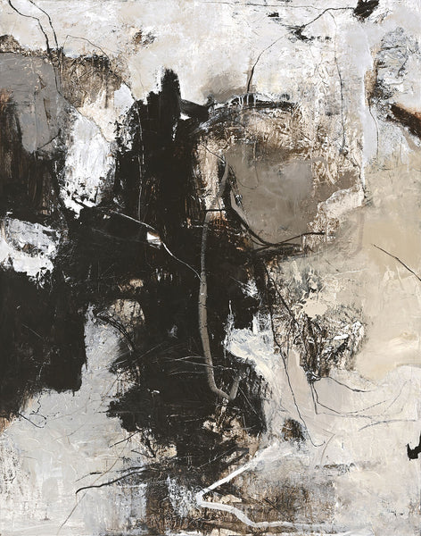 Erde gebunden | Unika -Malerei 118x150