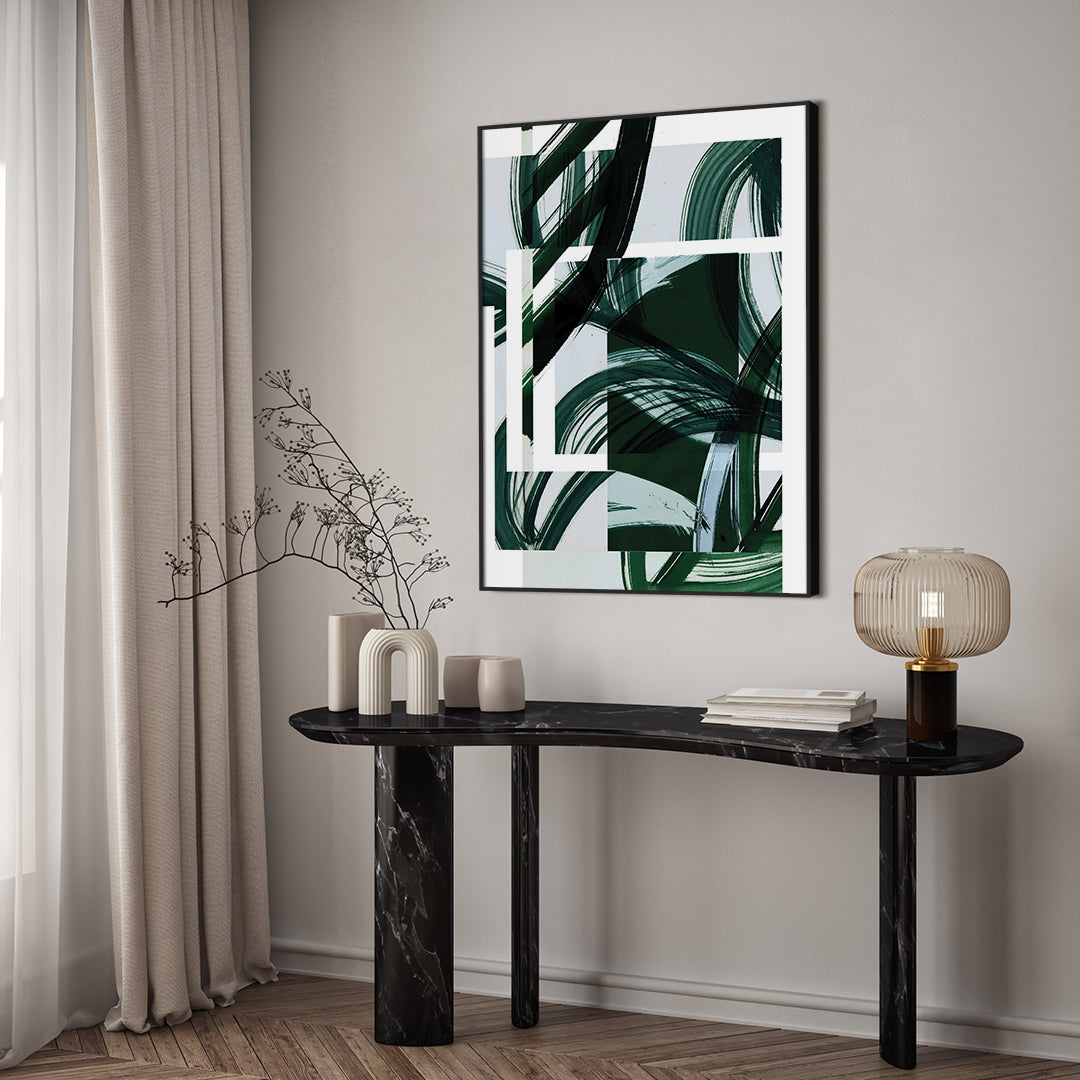 Quadratisch grün 2 | Plakatbrett