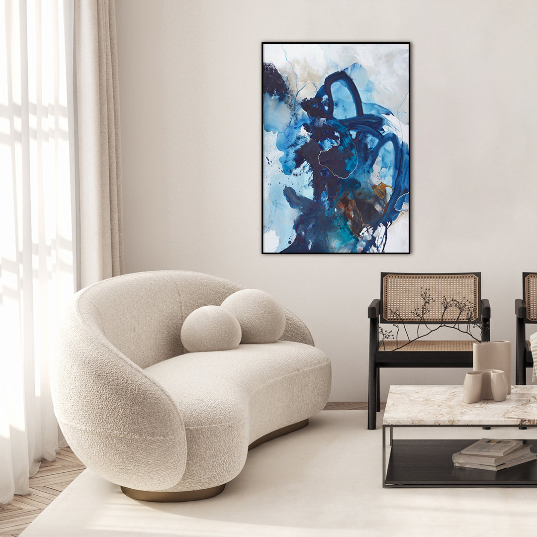 Blau eins | Plakatbrett